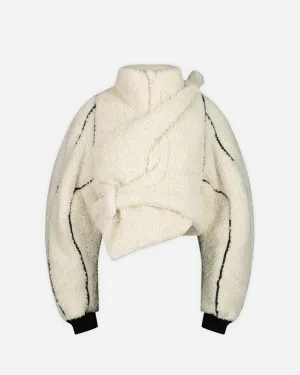 Asymmetrical Teddy Jacket