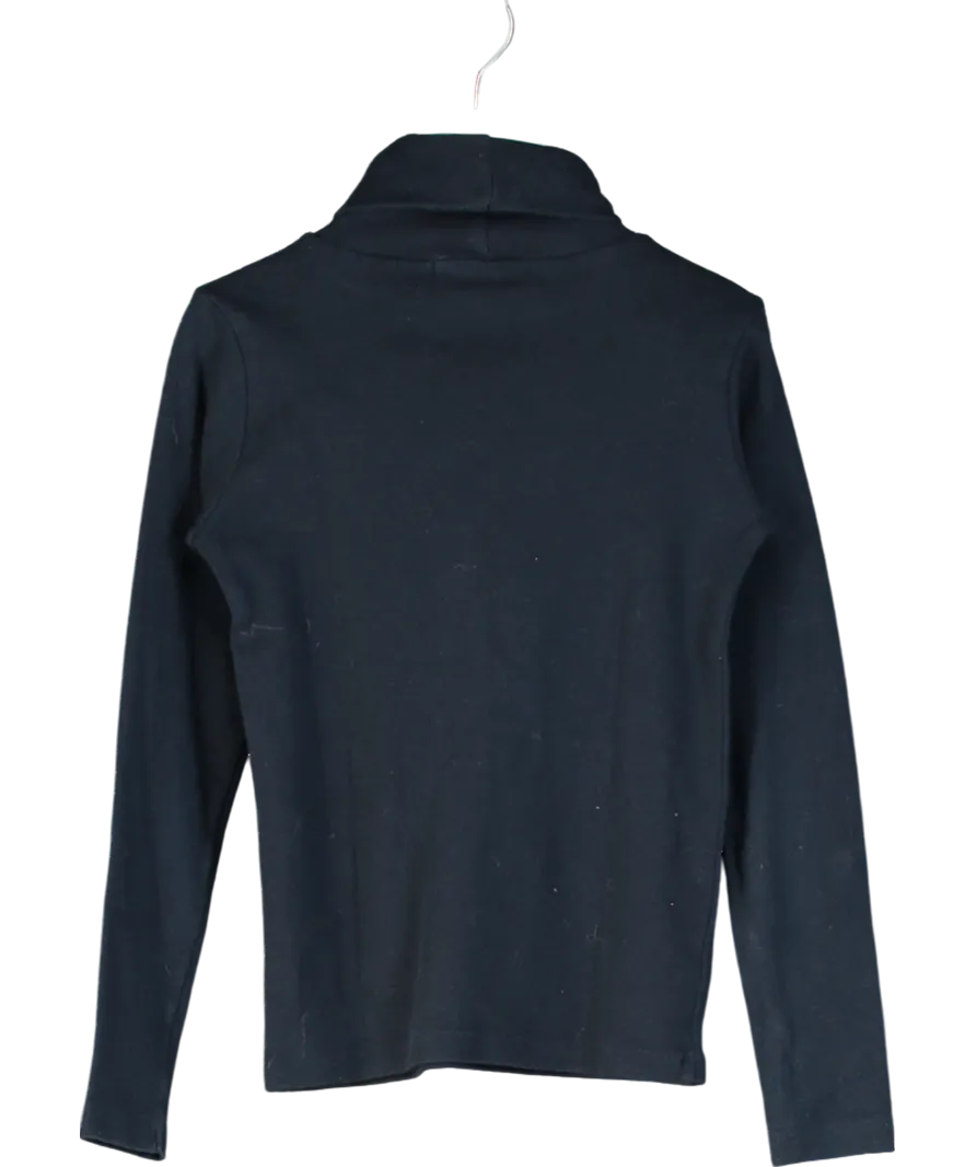 Bonpoint Blue Thin Turtleneck Sweater 8 Years