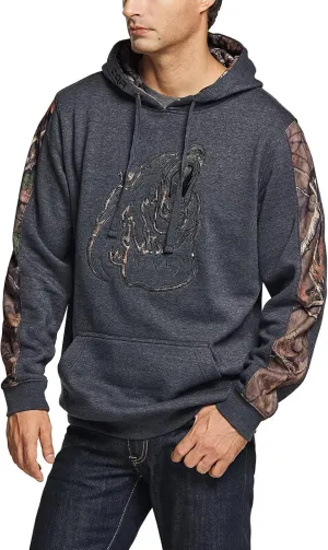 CQR Men's Winter Fleece Pullover Hoodies, Thermal Long Sleeve Hooded Sweatshirt, Cotton-Blend Outdoor/Tactical Shirts