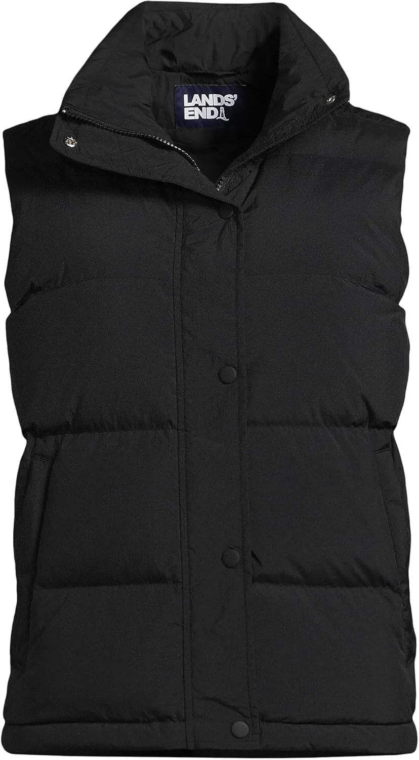 Lands' End Women's Wide Channel 600 Down Puffer Vest