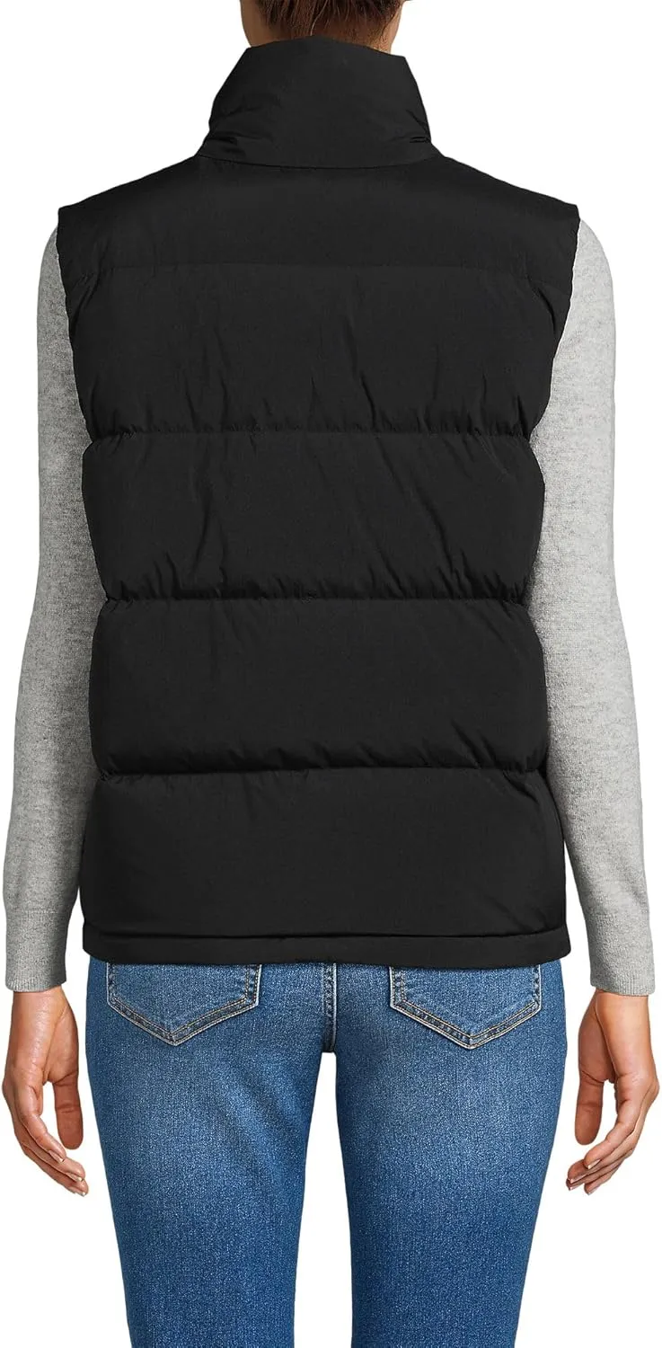 Lands' End Women's Wide Channel 600 Down Puffer Vest