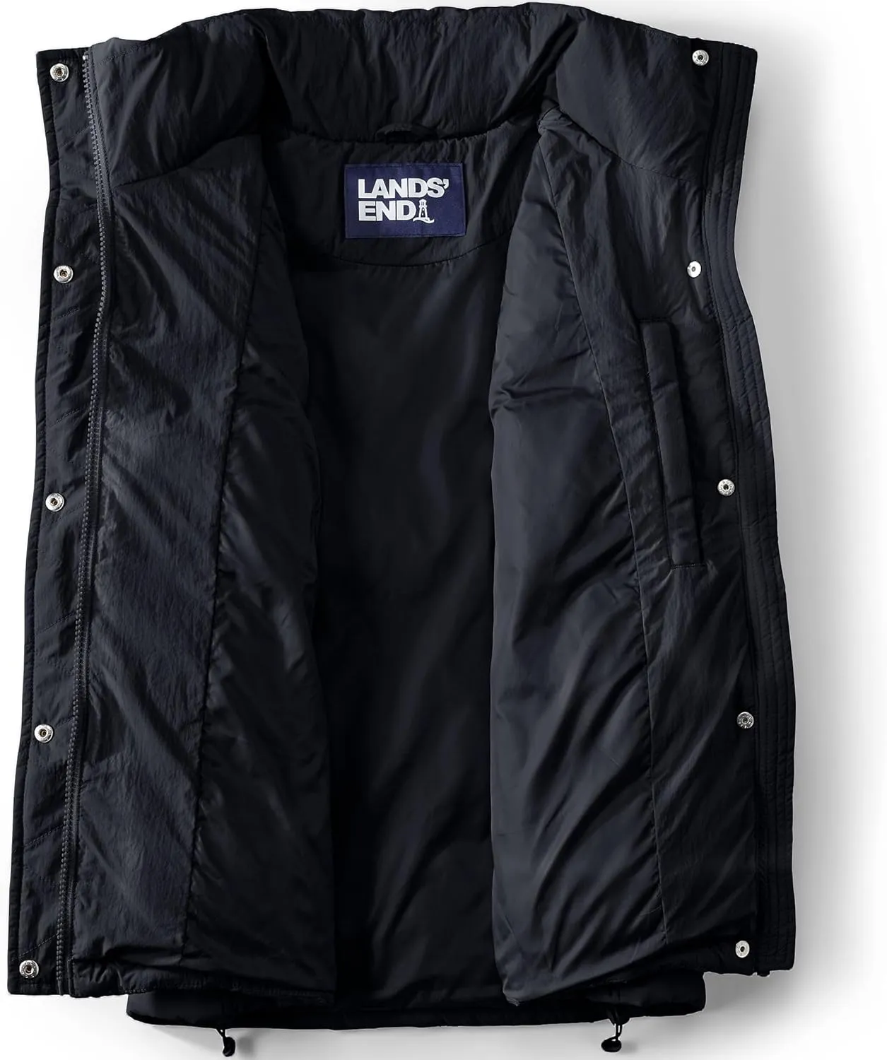 Lands' End Women's Wide Channel 600 Down Puffer Vest
