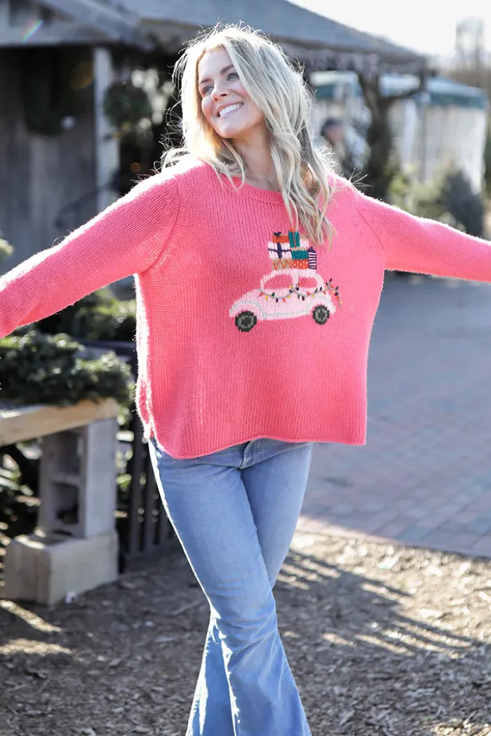 Merry Everything Crew Chunky Sweater