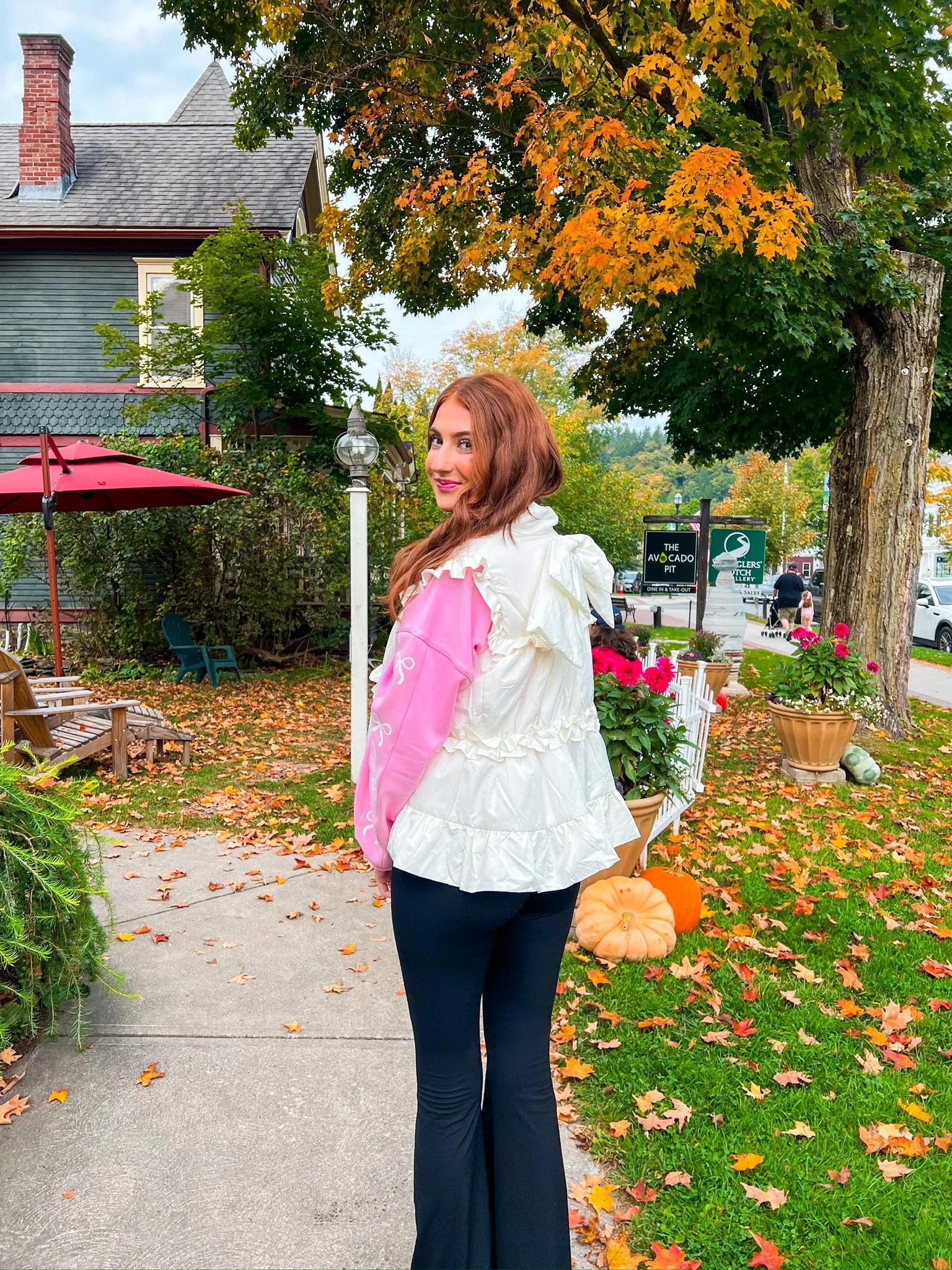 Ruffling Up Vest - Cream