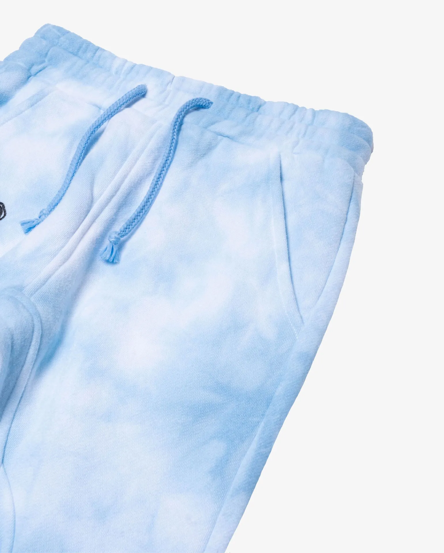 TGC Chain Heart Fleece Joggers - Blue Tie Dye